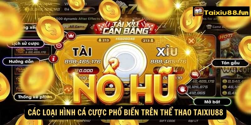 Các loại hình cá cược phổ biến trên Thể Thao taixiu88